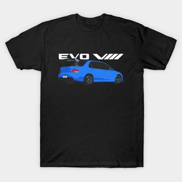 blue by you evo viii T-Shirt by cowtown_cowboy